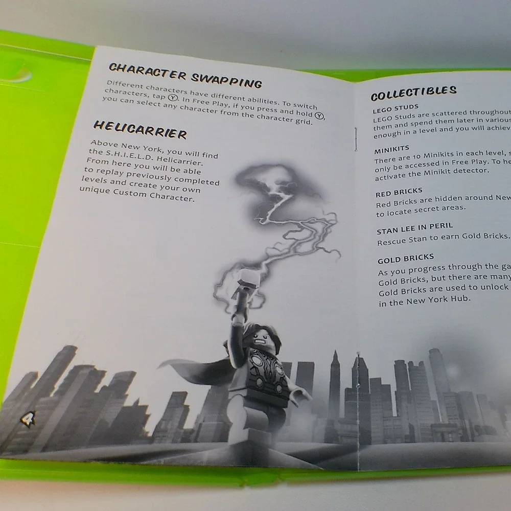 LEGO MARVEL Super Heroes Xbox 360 2013 Complete CIB Disc Case Manual